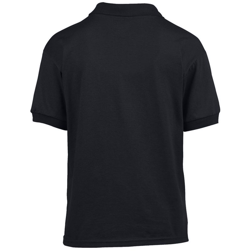 Gildan black top polo shirt