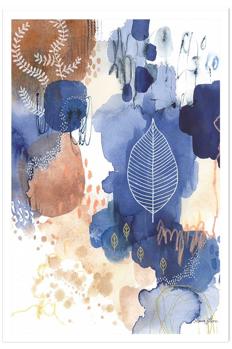 Affiche Bonheur bleu, HEXOA