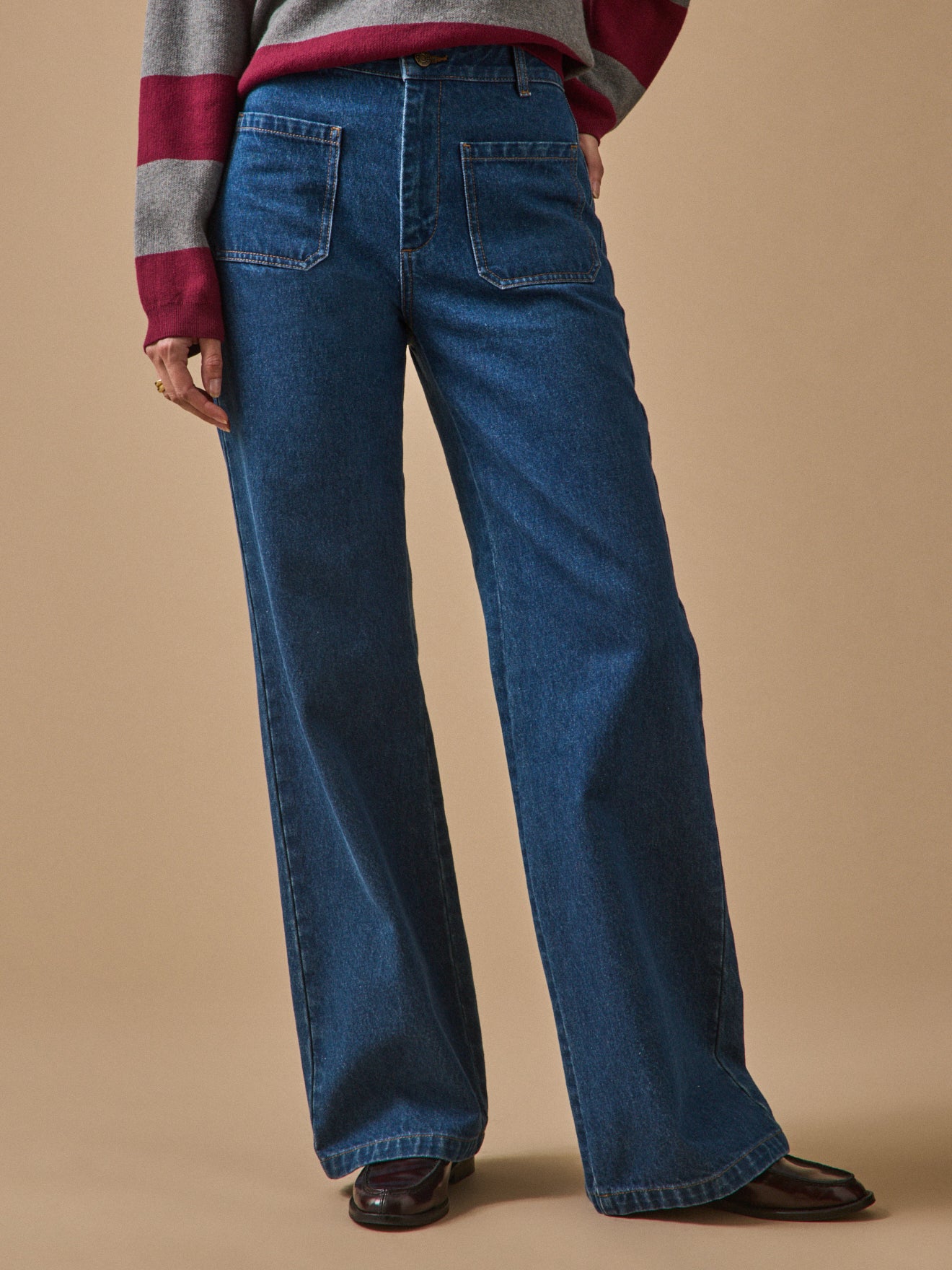 Jean flare Suzanne coton biologique, CYRILLUS