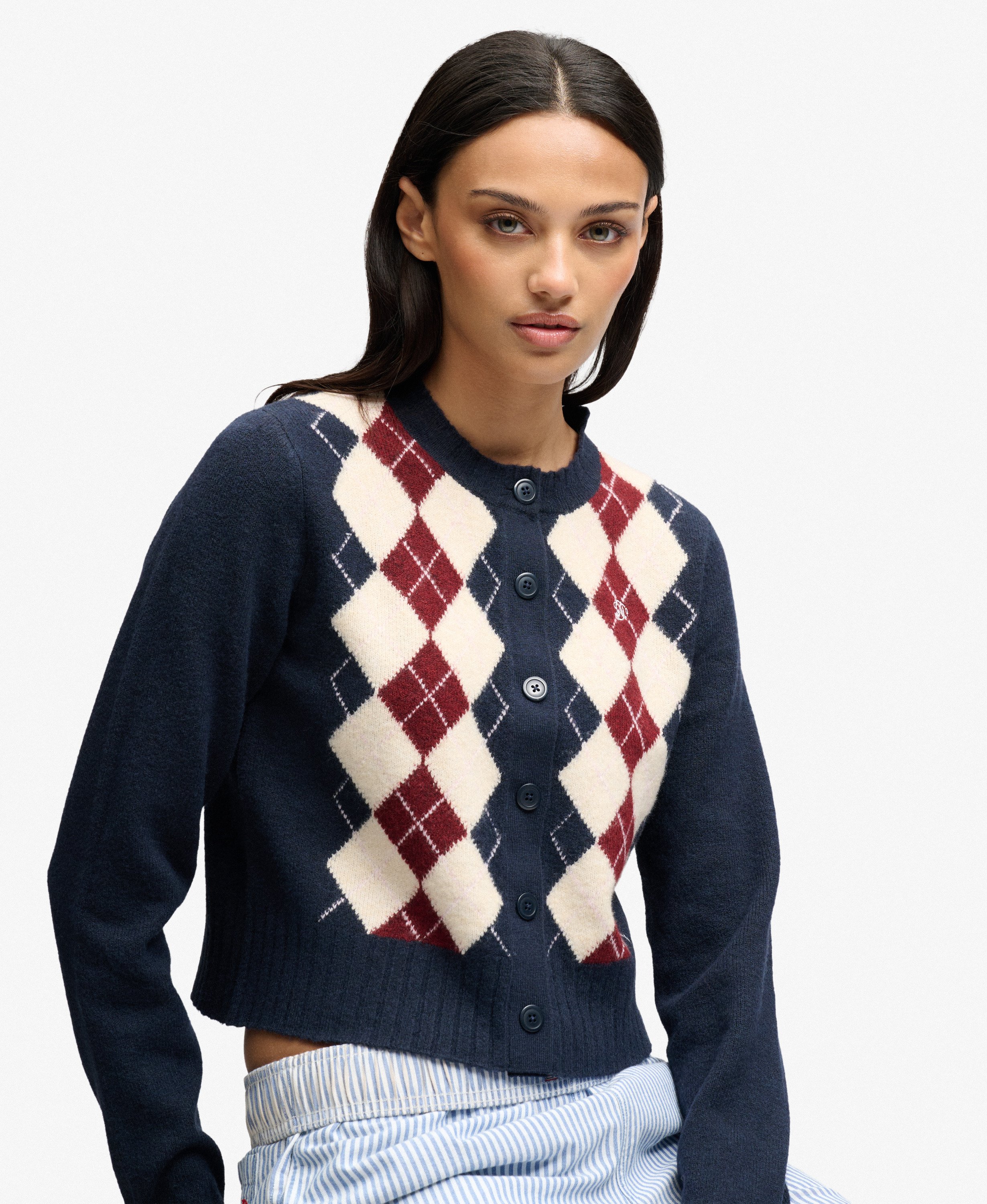 Cardigan Argyle, SUPERDRY