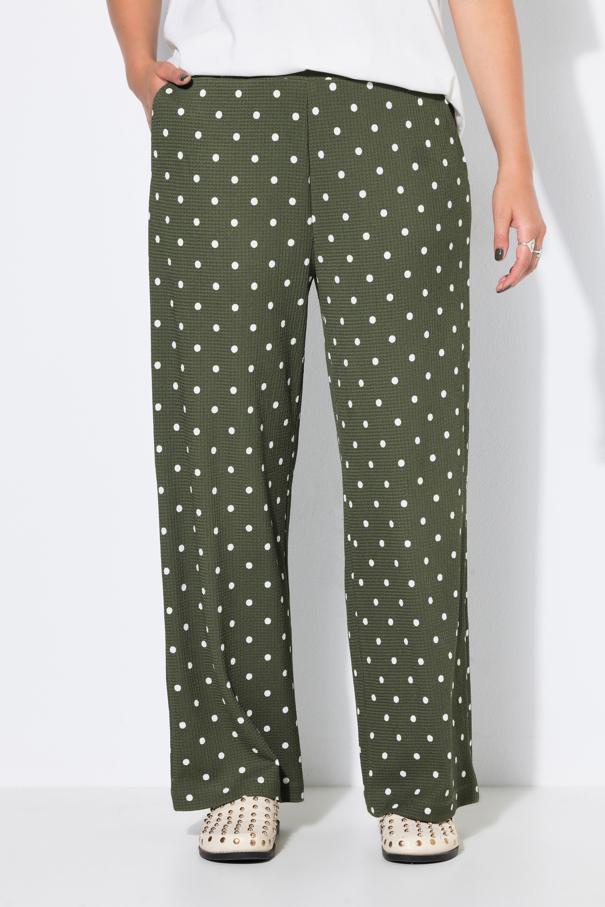 Pantalon texturé motif pois, STUDIO UNTOLD