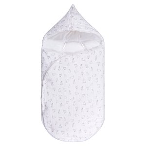 Конверт для новорожденного с капюшоном из газовой хлопчатобумажной ткани с принтом LA REDOUTE COLLECTIONS image