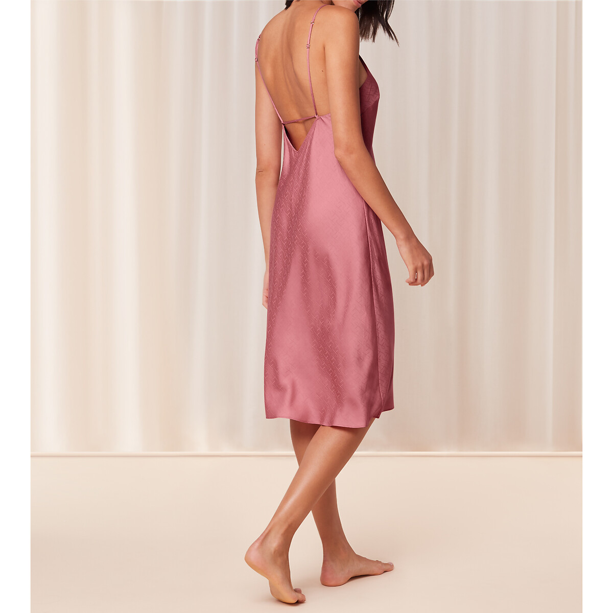 | sensuality Triumph silky bedruckt Redoute La Nachthemd rosa