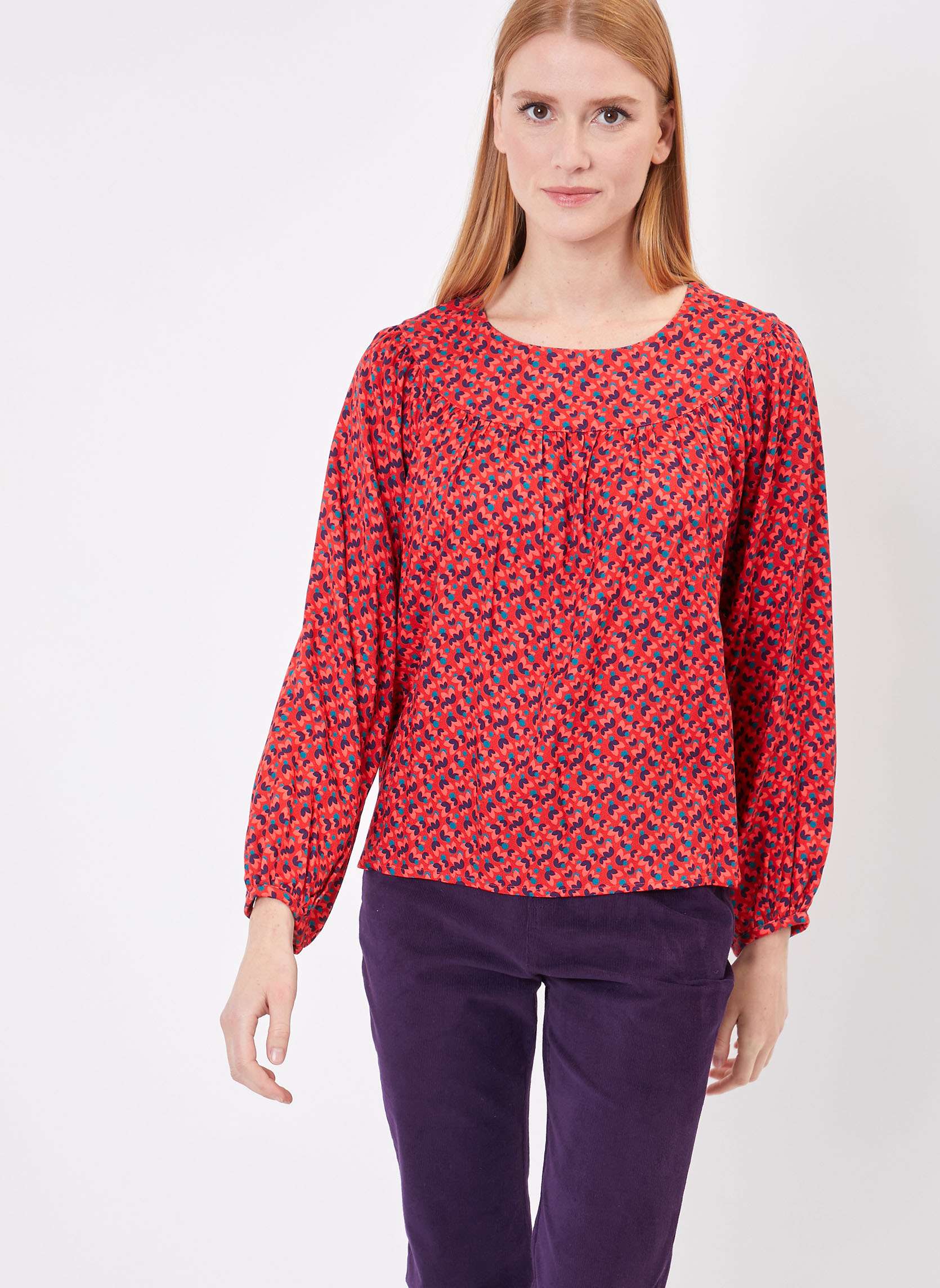 Blouse fluide imprimée MAEVA, PRINCESSE NOMADE