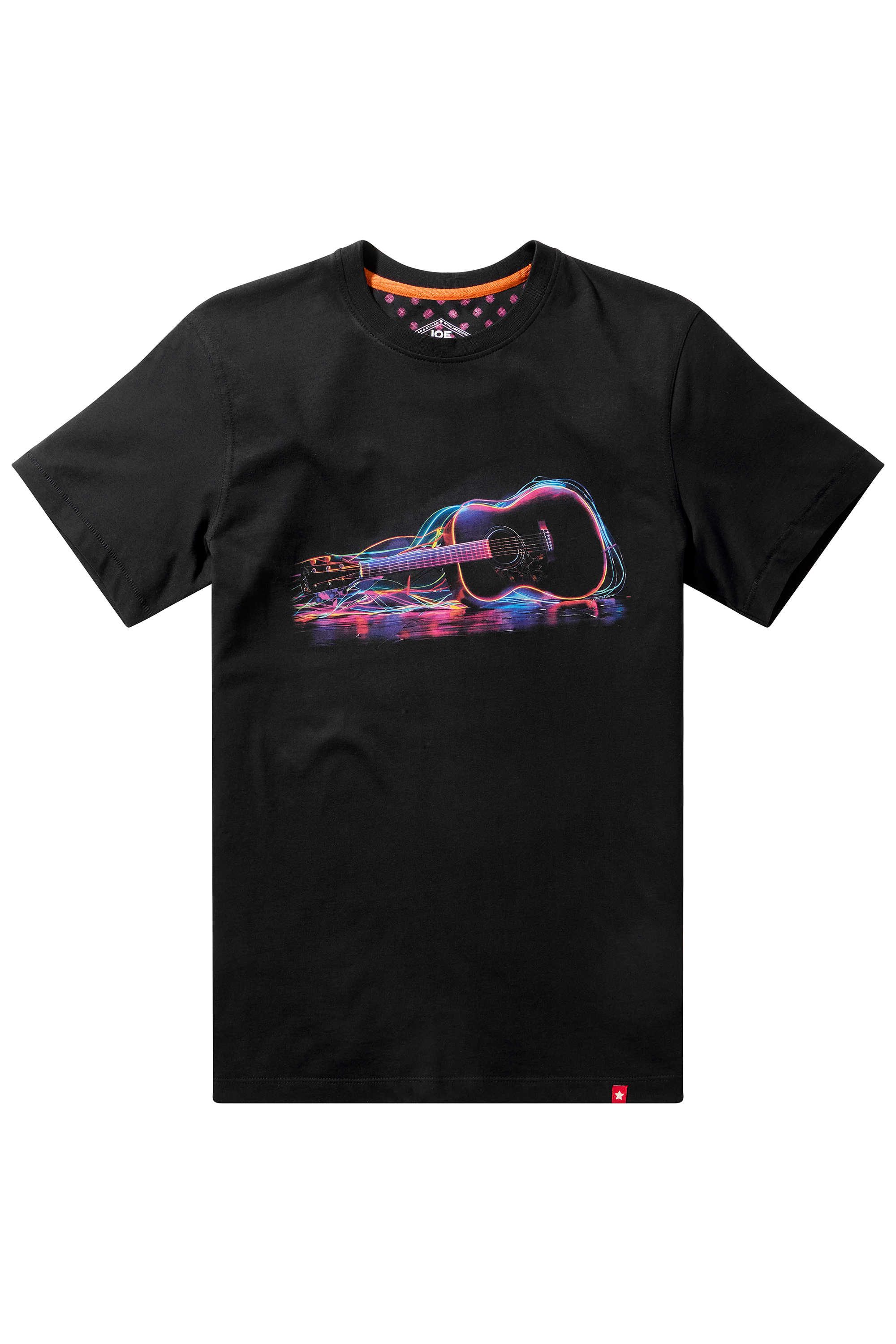 T-shirt graphique guitare néon, JOE BROWNS