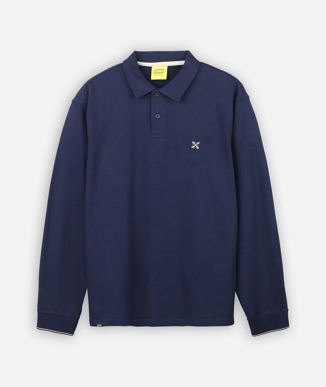 Polo jersey manches longues uni TIMELESS, OXBOW