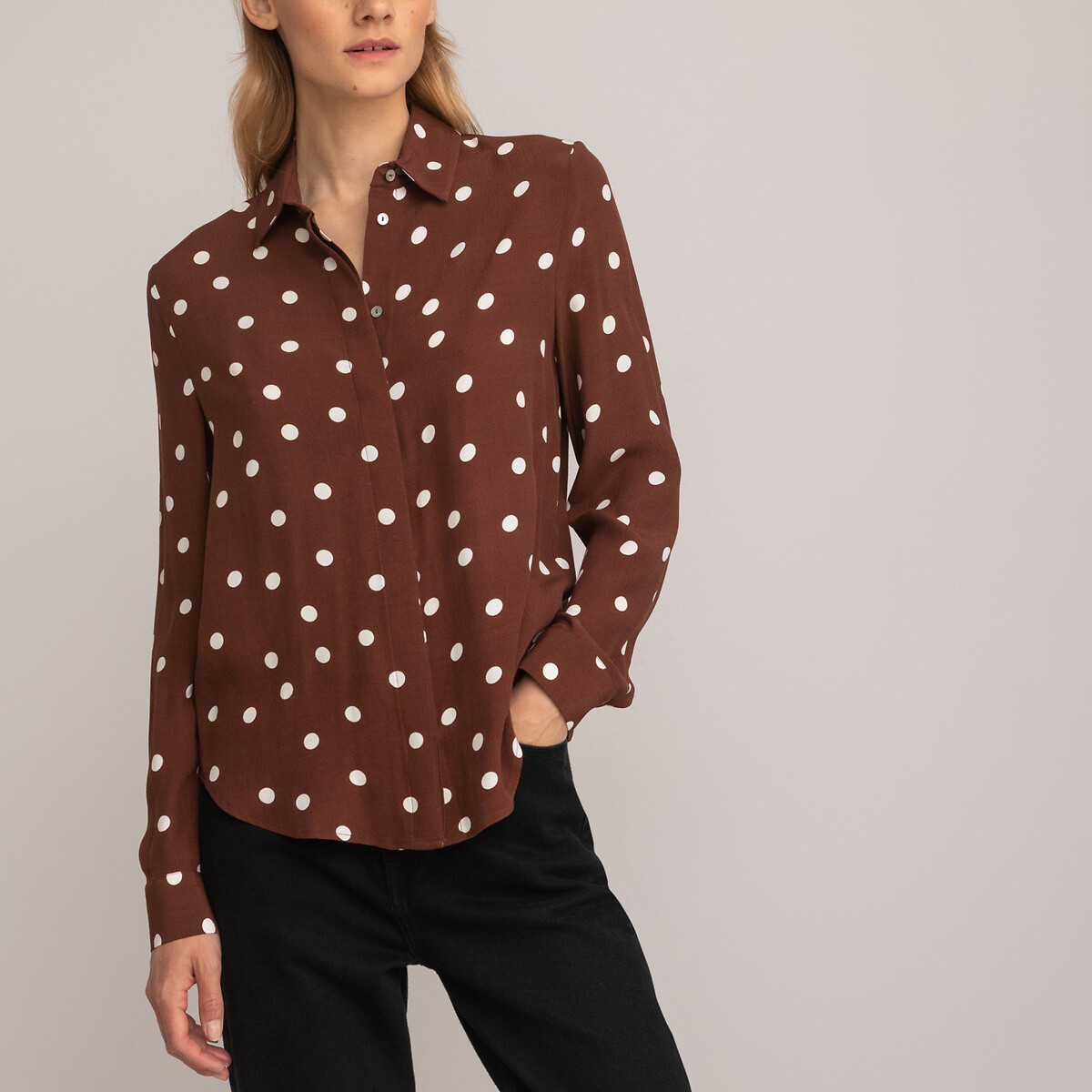 Chemise à hotsell pois femme