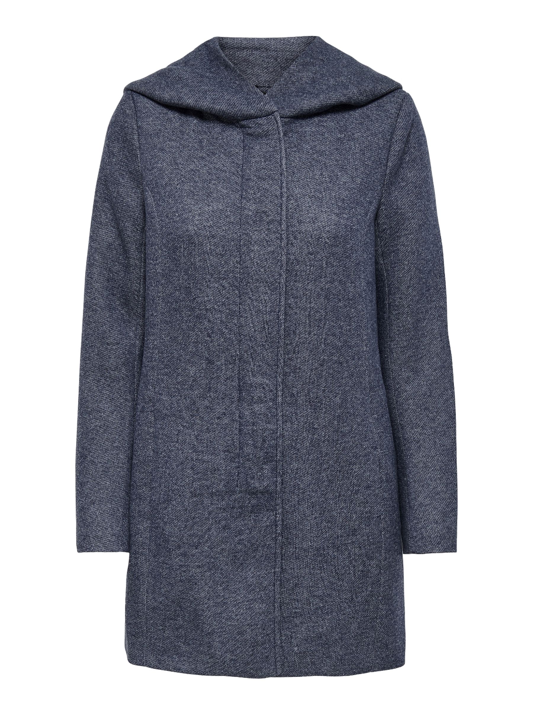 Manteau fin a capuche en peau de peche Only La Redoute
