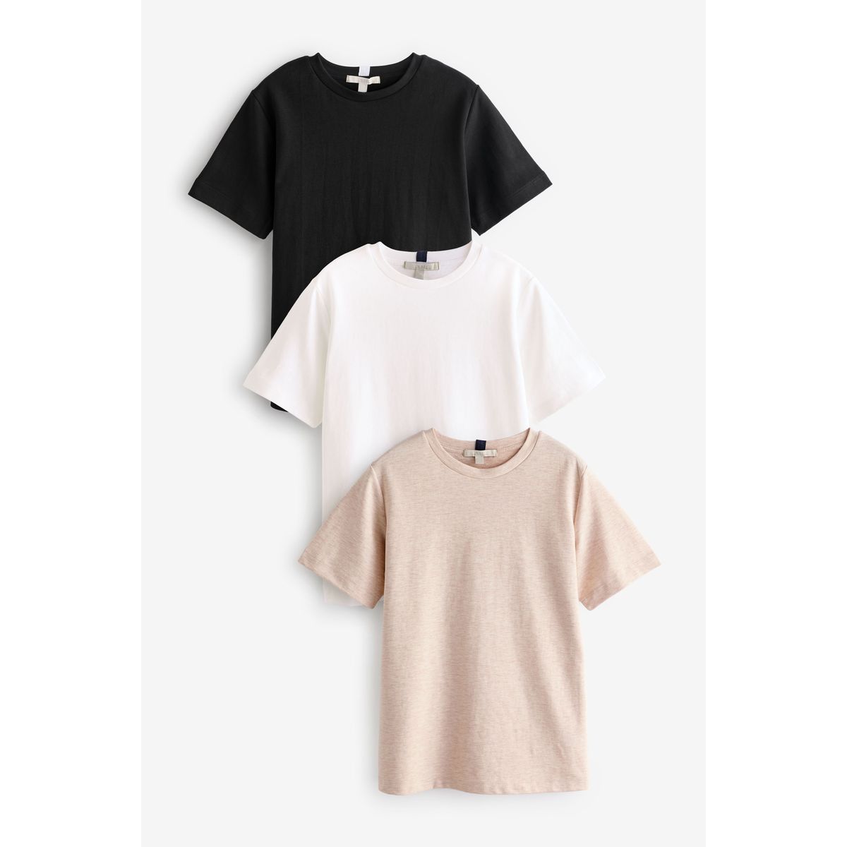 T-shirt basique épais, lot de 3, NEXT