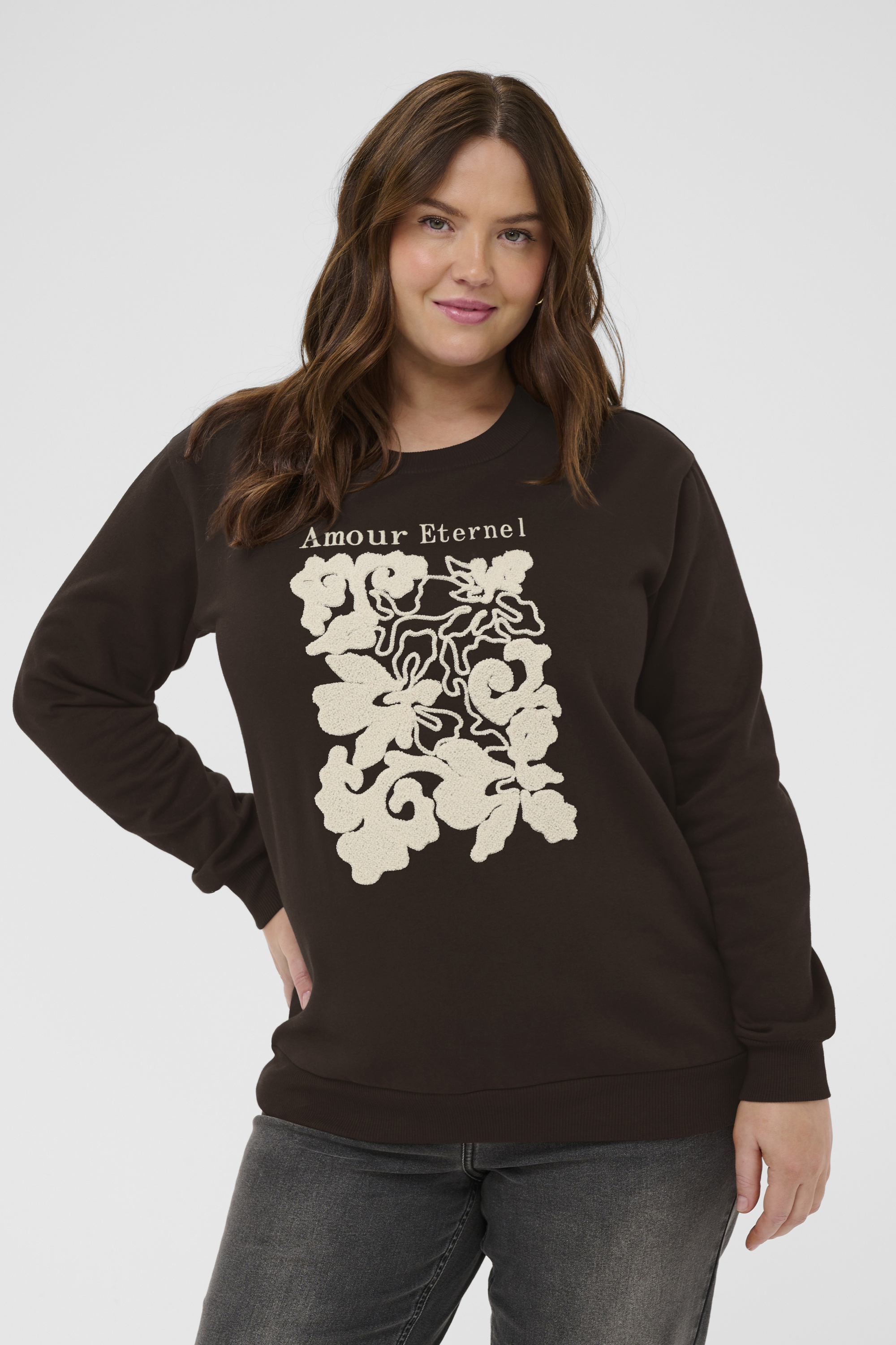 Sweatshirt, KAFFE CURVE