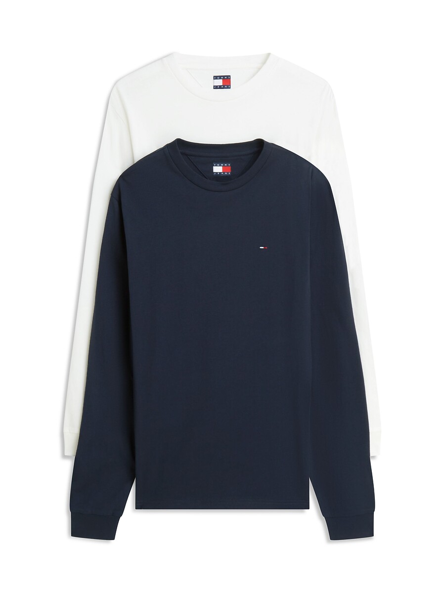 Lot de 2 T-shirts manches longues slim, TOMMY JEANS