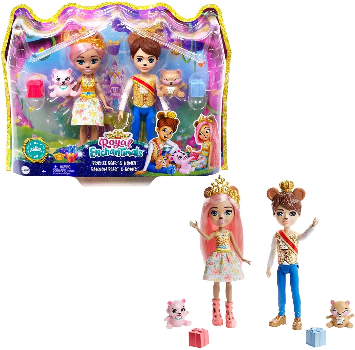 Coffret Bonita Et Bannon Ours - Mini-poupée- Enchantimals, MATTEL