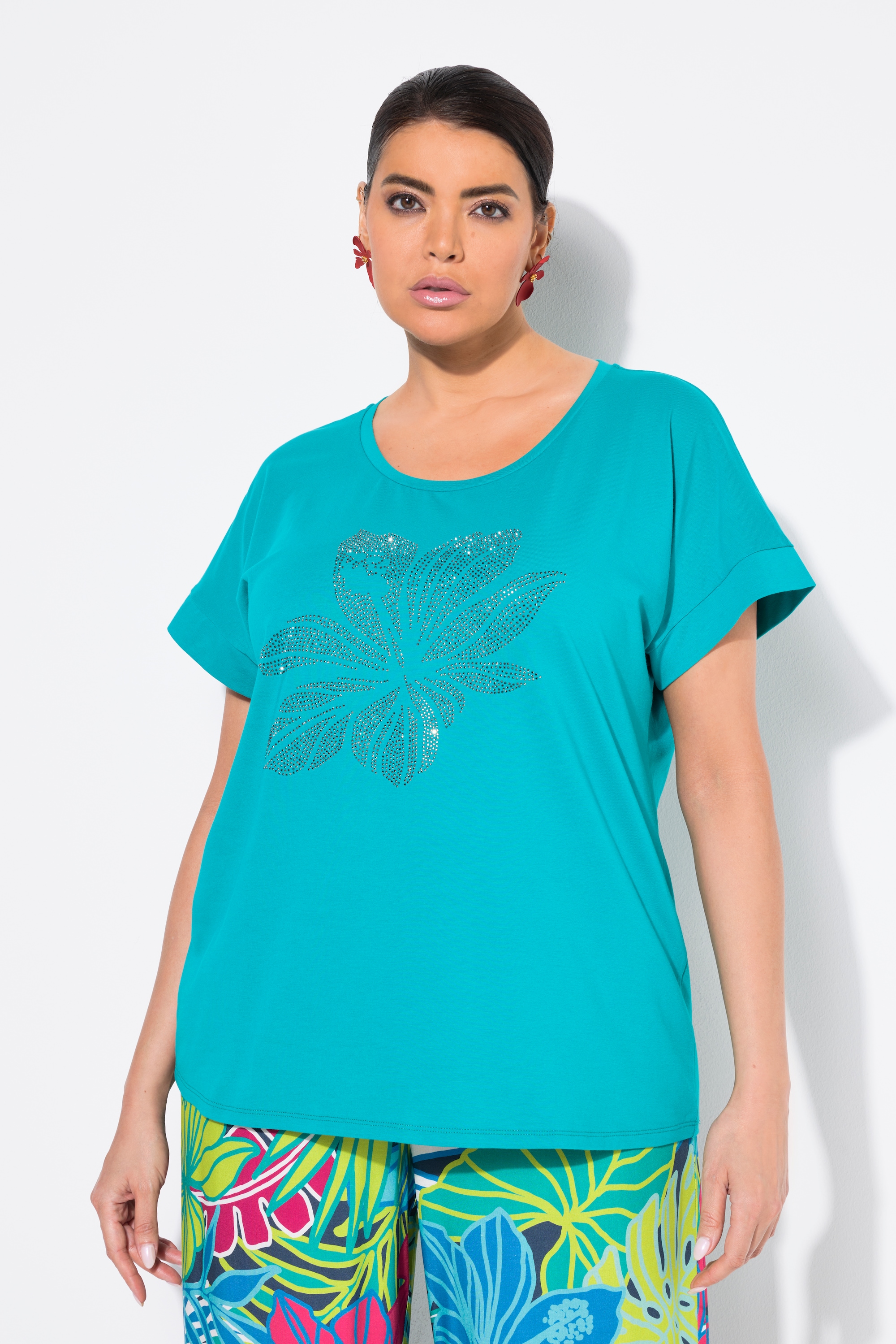 T-shirt oversize. Motif grande, ULLA POPKEN