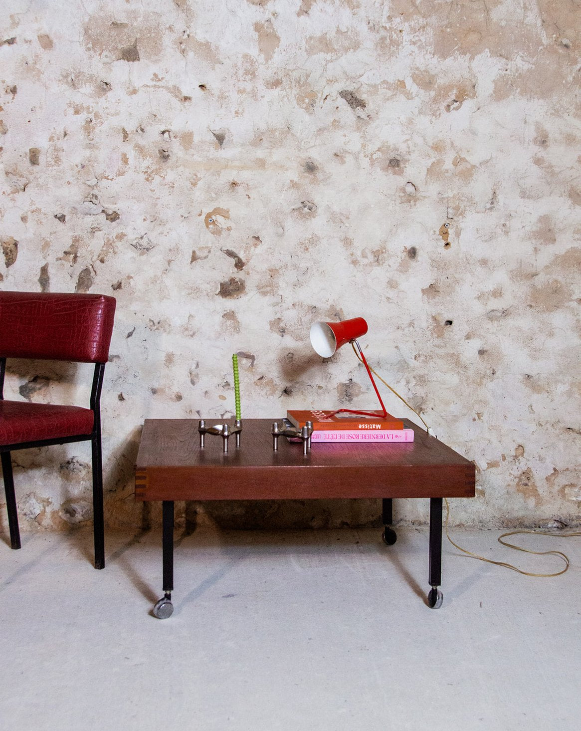 Table basse en teck Donna N°232 - Bon état, DEBONGOUT