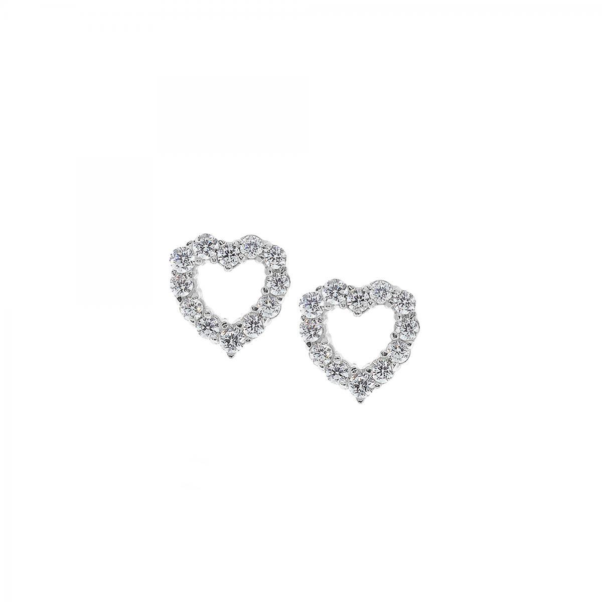 Boucles D'oreilles En Argent 925 Cuori, BLUESPIRIT