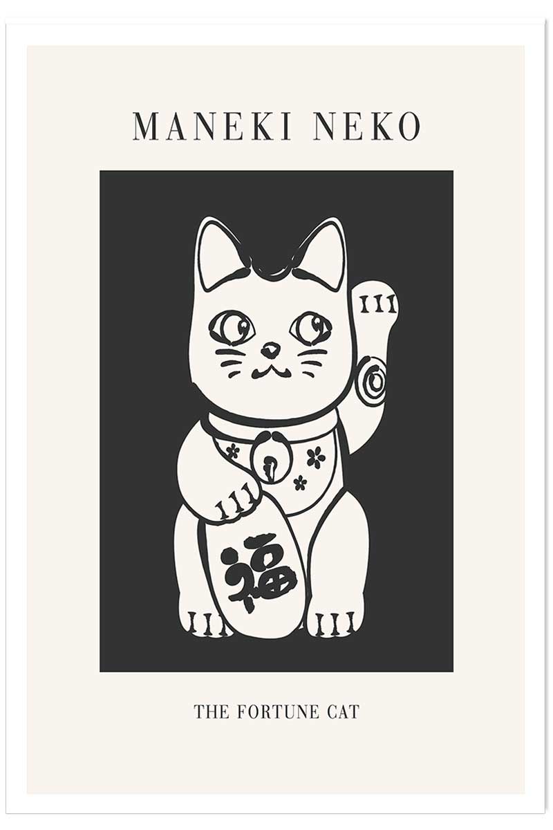 Affiche enfant manekineko, HEXOA