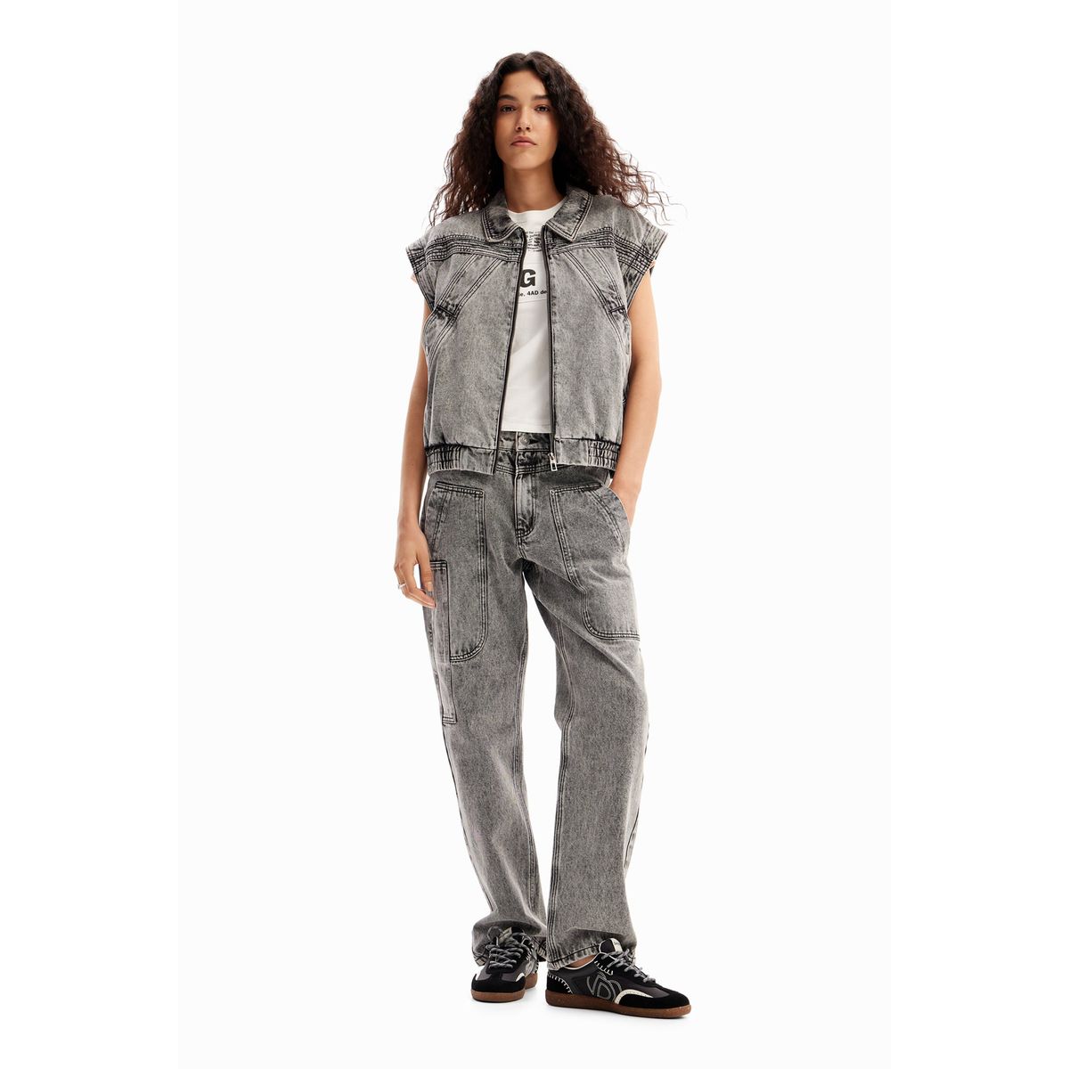 Jean droit femme en solde DESIGUAL La Redoute