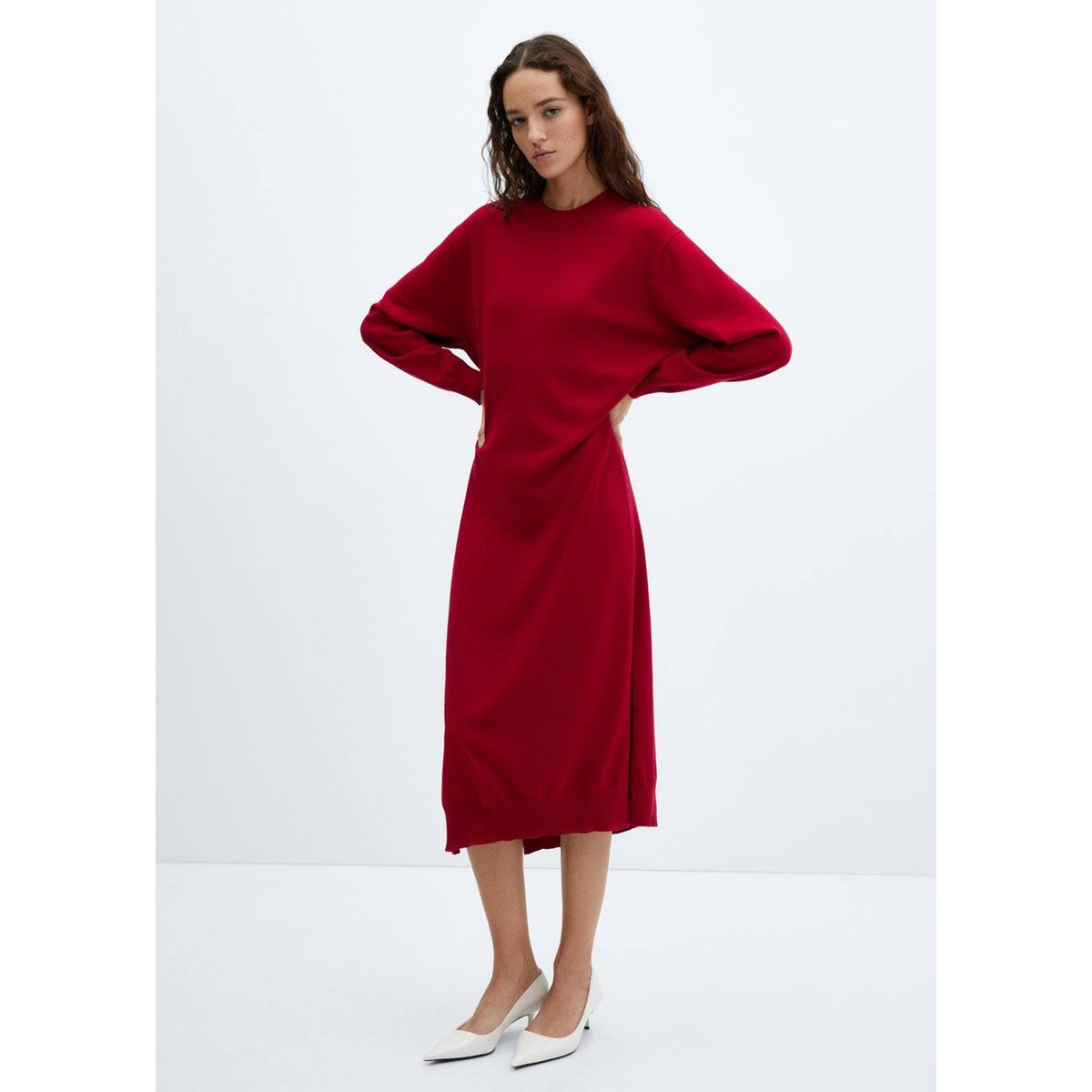 Robe longue rouge mango La Redoute