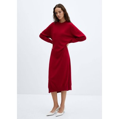 Robe maille col rond MANGO