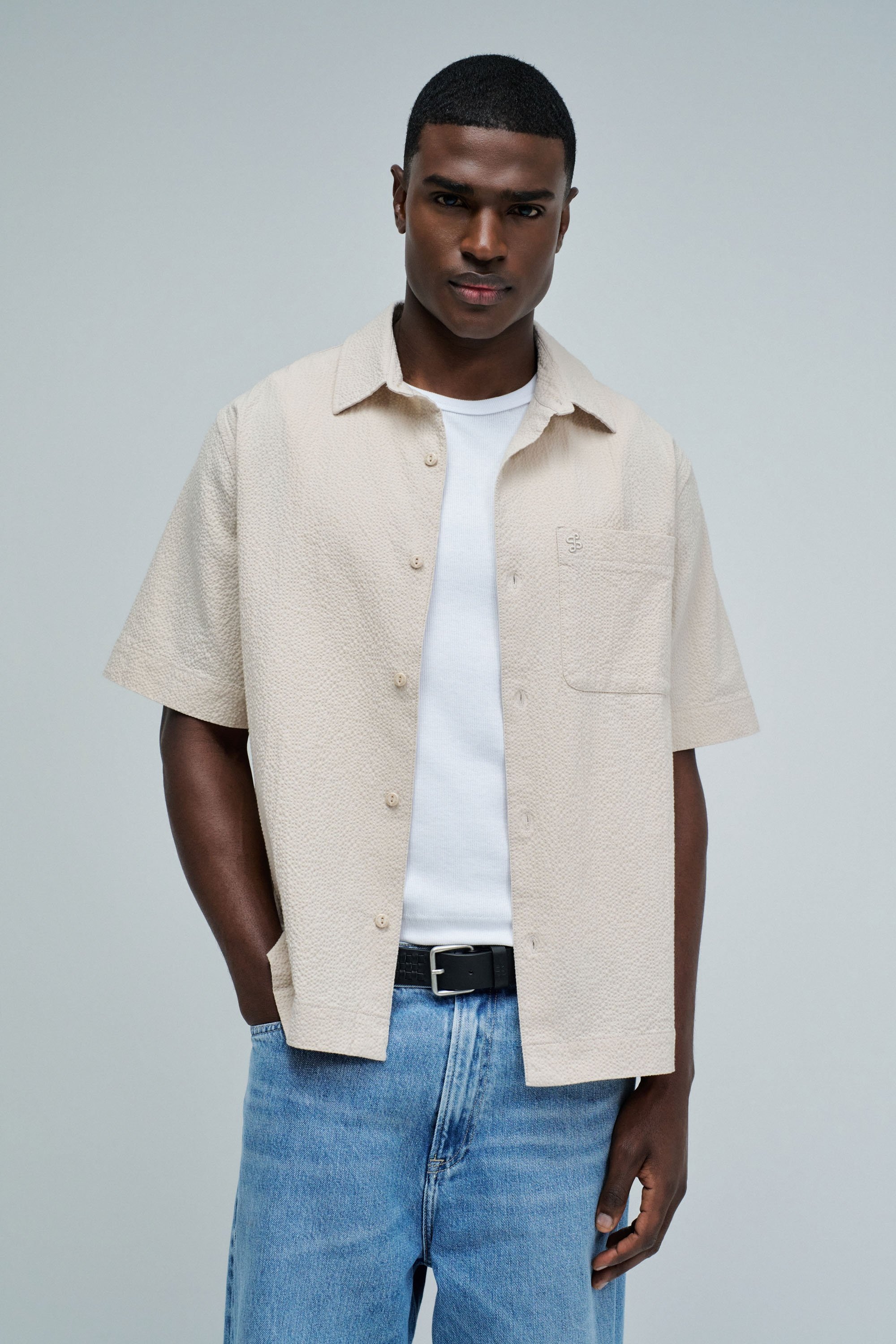 CHEMISE TEXTURÉE, SALSA JEANS