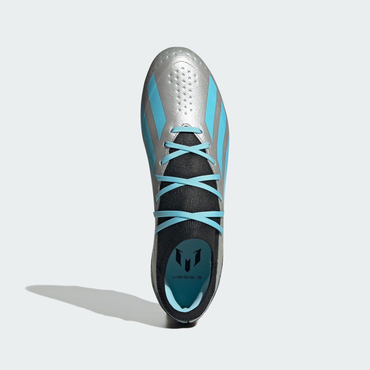 Chaussure x crazyfast messi.3 terrain souple argent Adidas