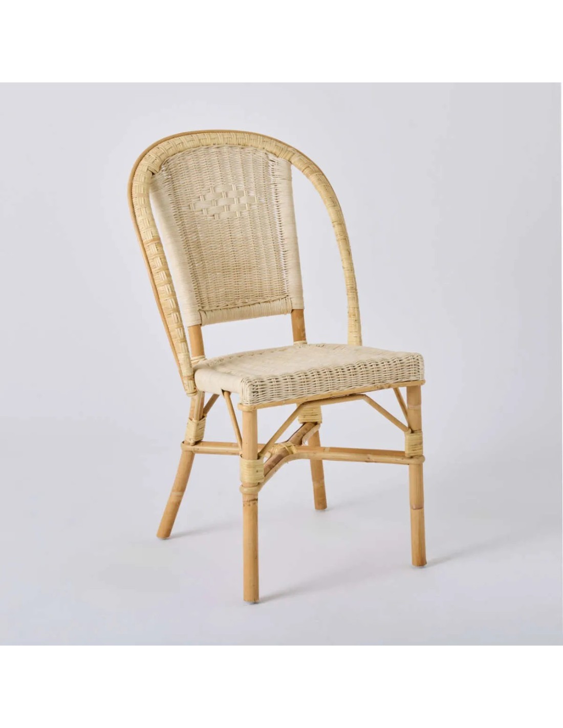 Chaise en rotin ALBERTINE, KOK