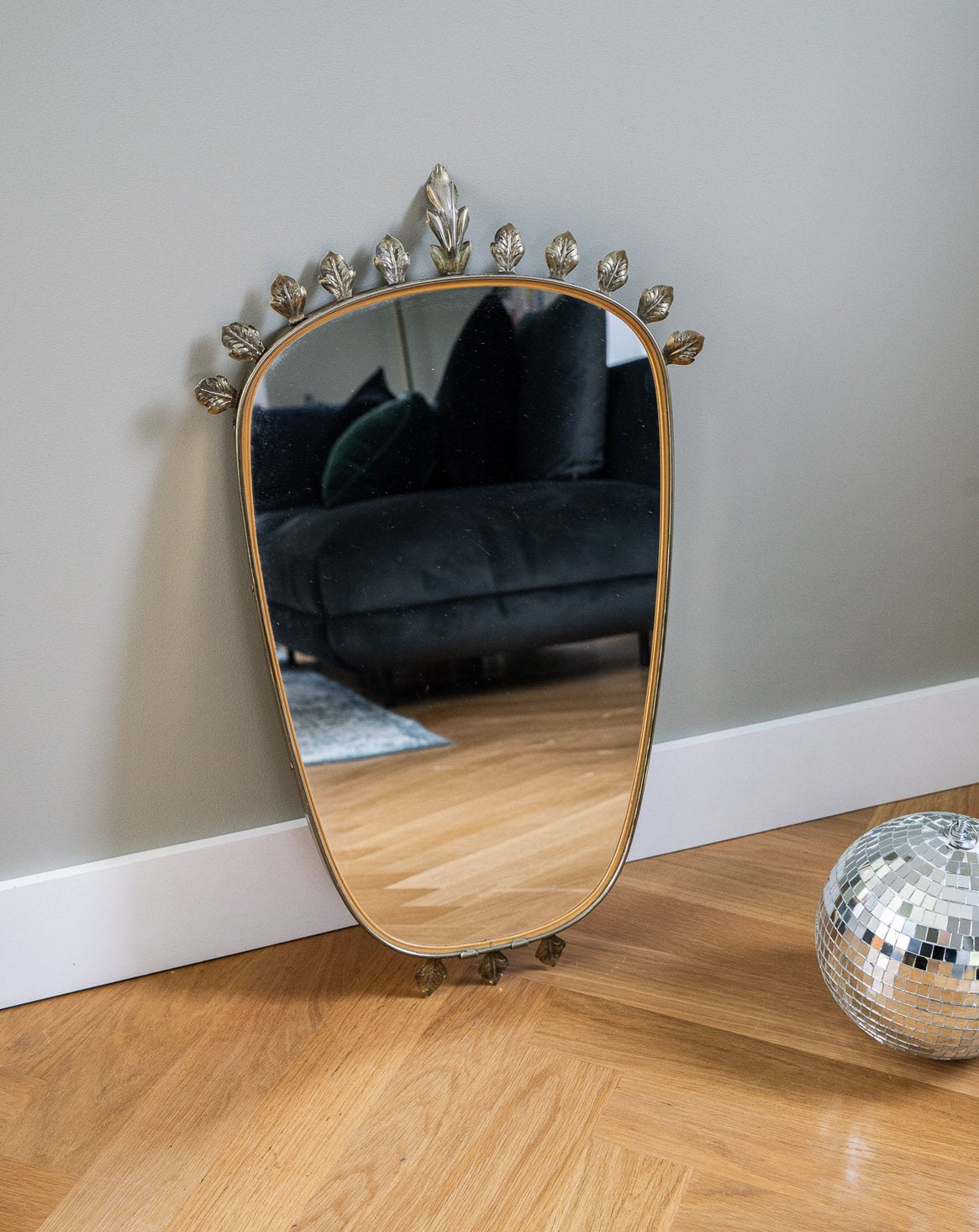 Miroir en métal Igor N°600 - Bon état, DEBONGOUT