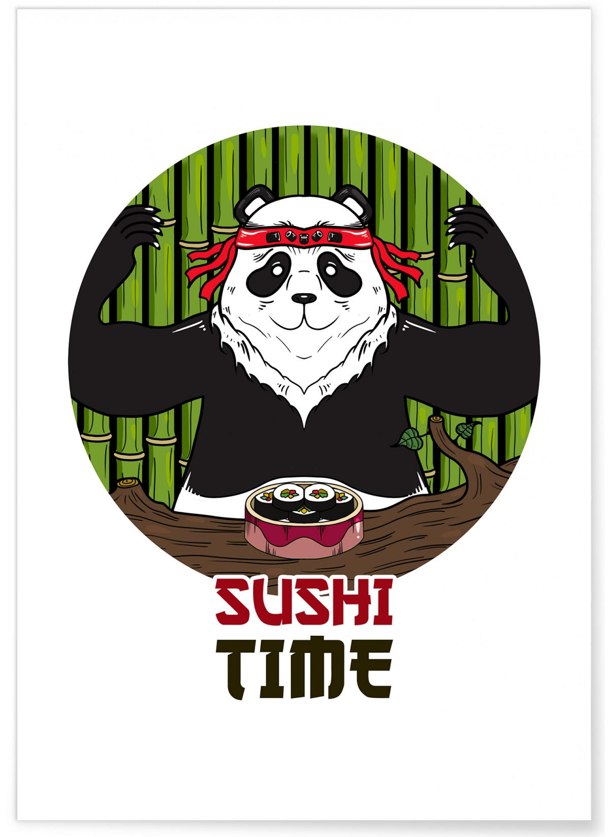 Affiche Sushi Time, L'AFFICHERIE