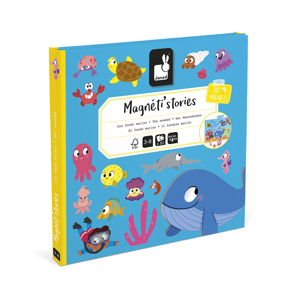 Magneti'stories Les Fonds Marins, 30 Aimants, JANOD