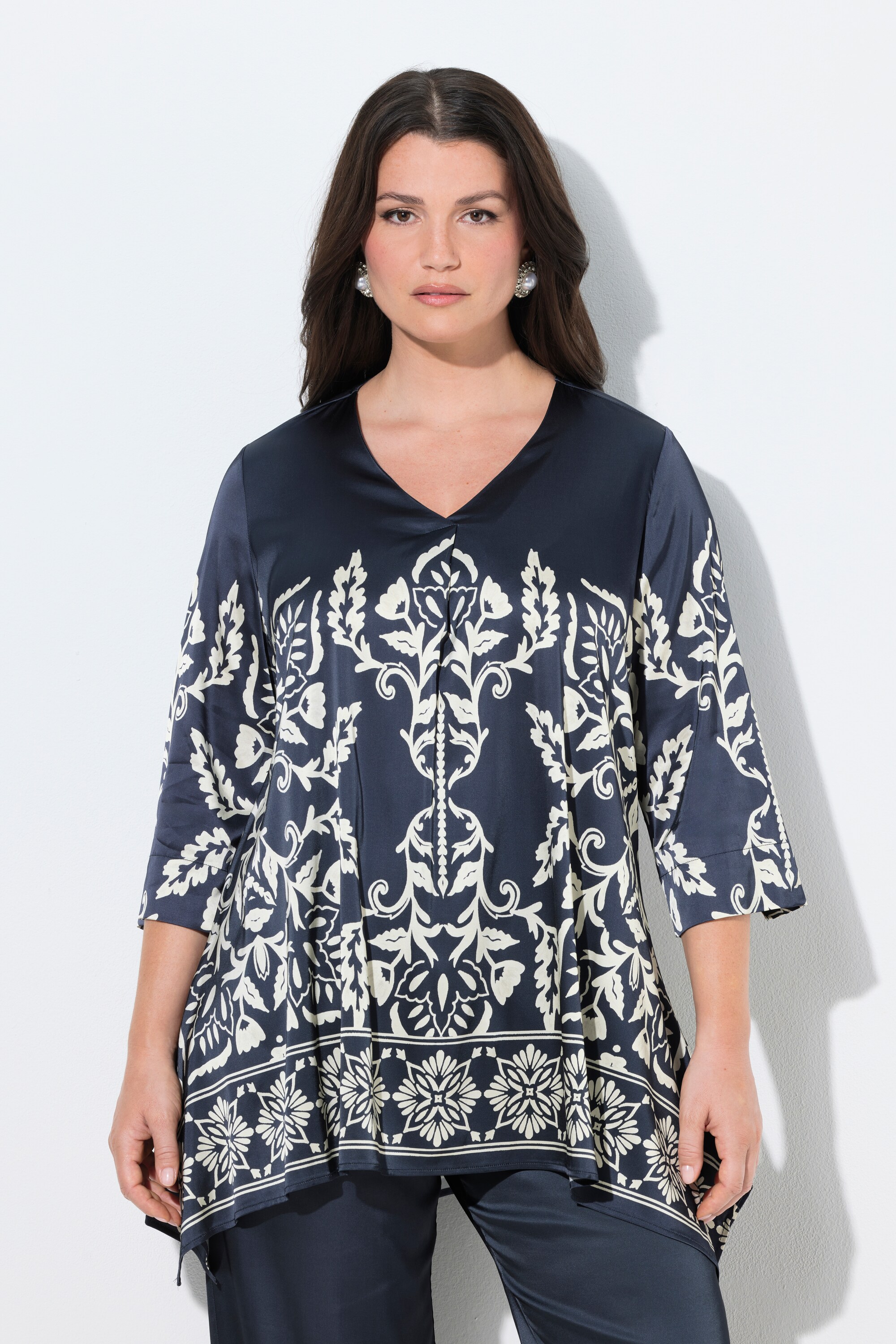 Blouse se terminant en pointes, ULLA POPKEN