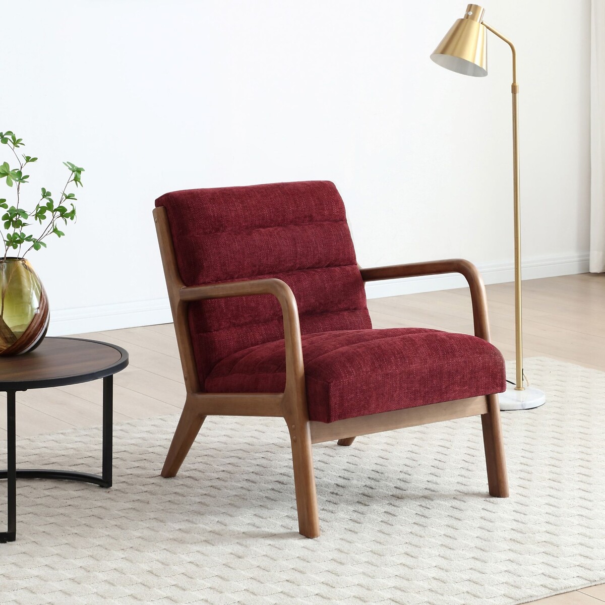 Ezra Chenille Ribbed Armchair, ÉDITÉ