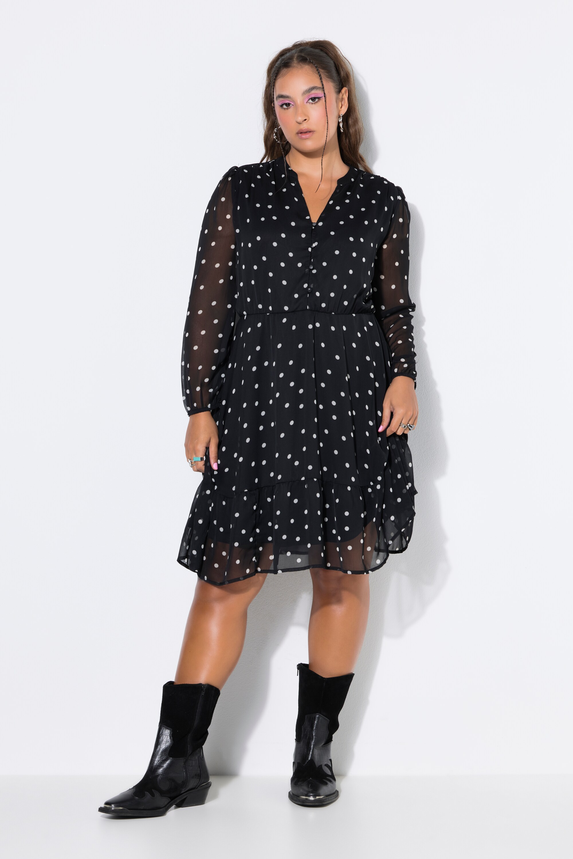 Robe en mousseline à pois, STUDIO UNTOLD