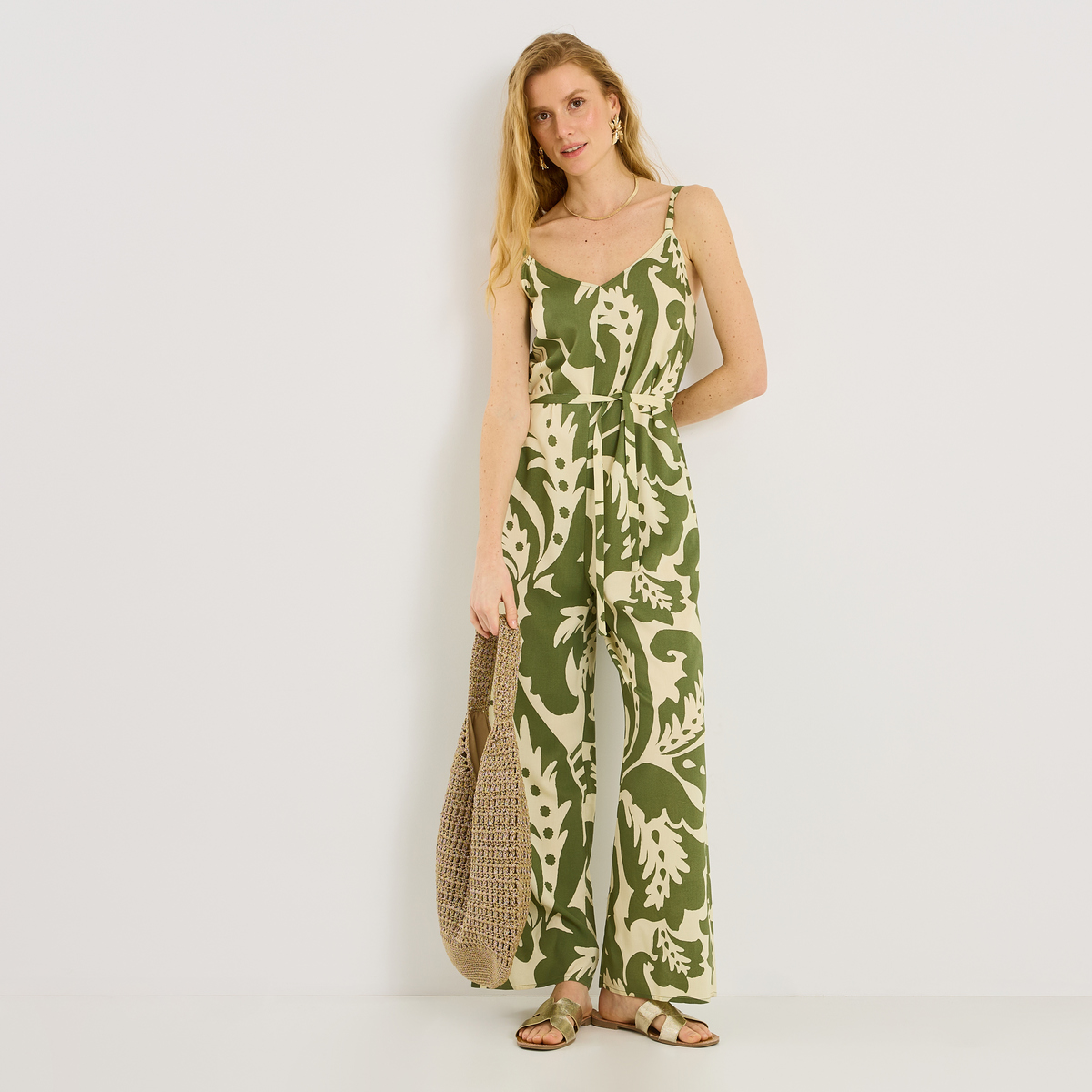 Combinaison pantalon imprimée, GRAIN DE MALICE