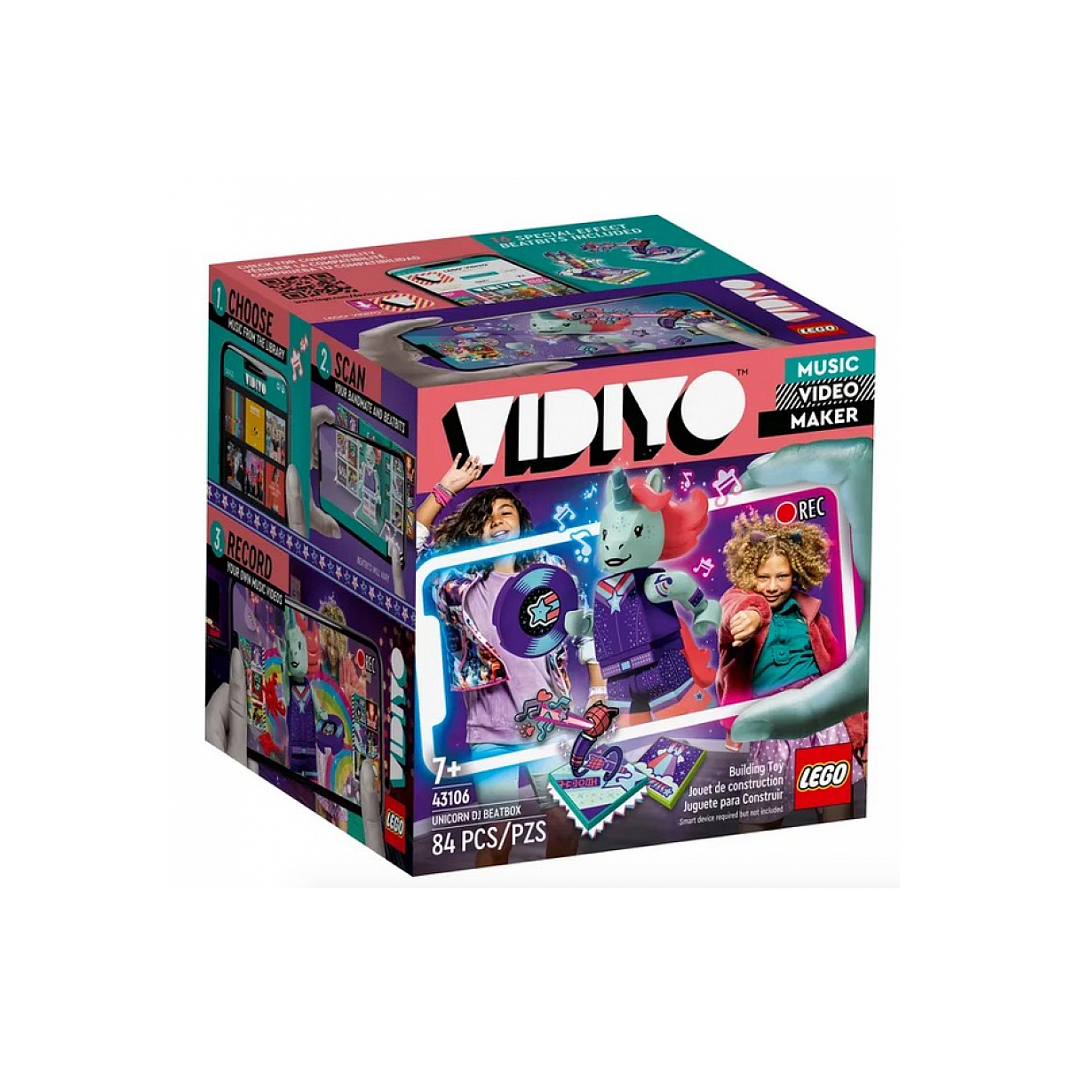 43106 Unicorn DJ BeatBox, ® VIDIYO, LEGO