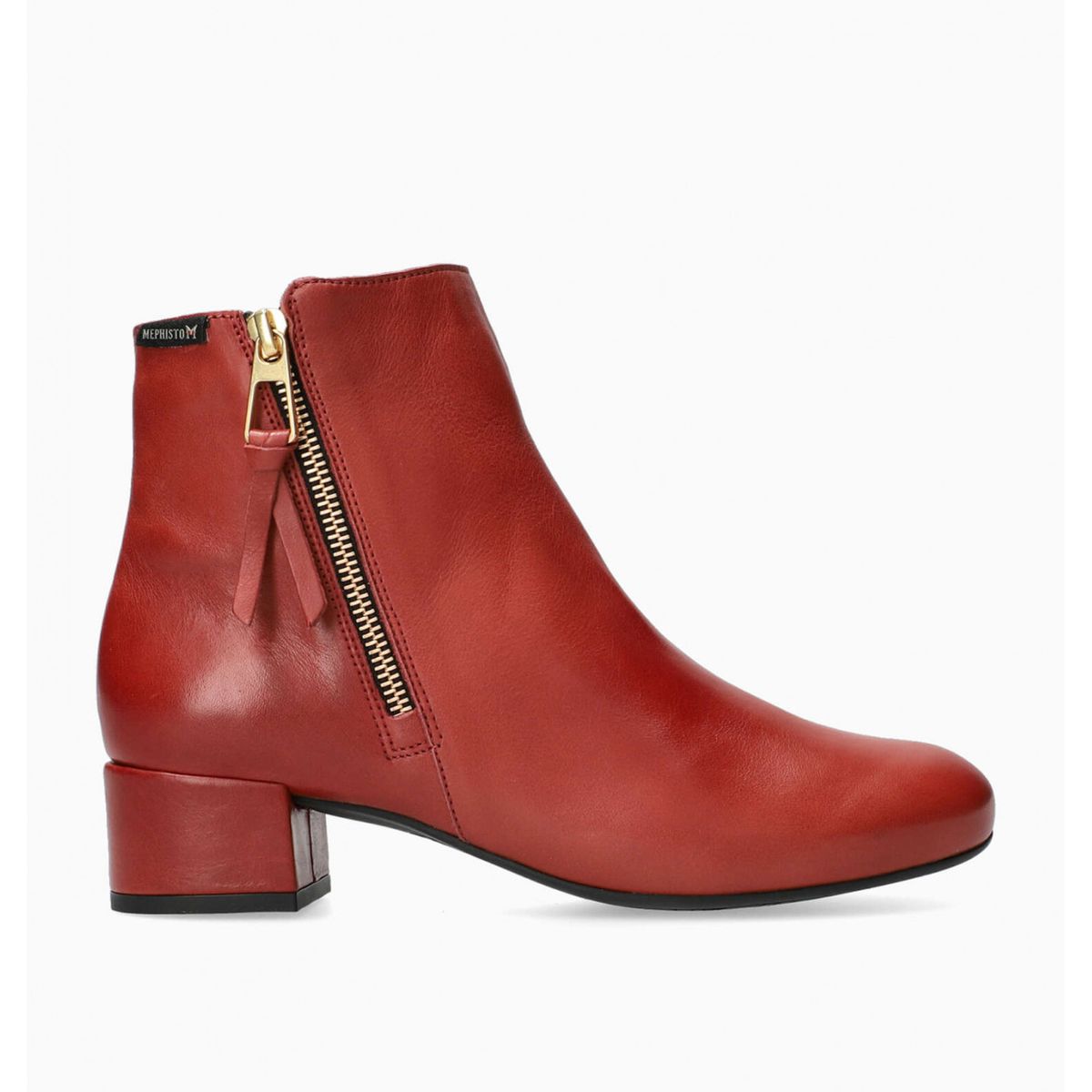 Bottines 2025 couleur rouille