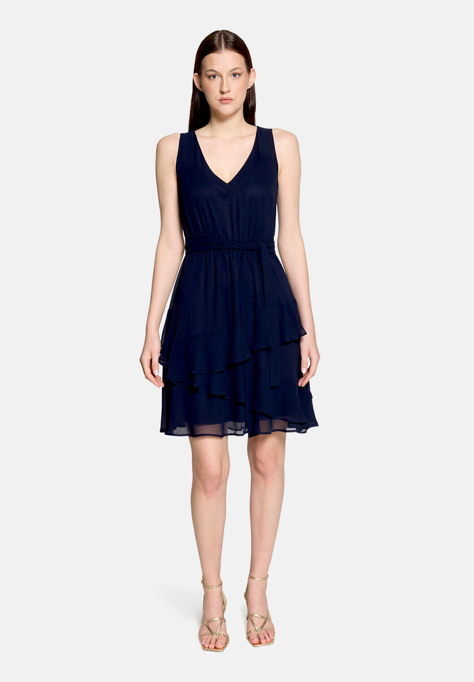 Robe de cocktail à volant, VERA MONT