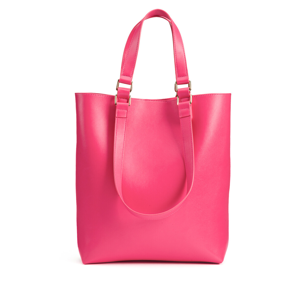 Recycled dual handle tote bag, pink, La Redoute Collections | La Redoute