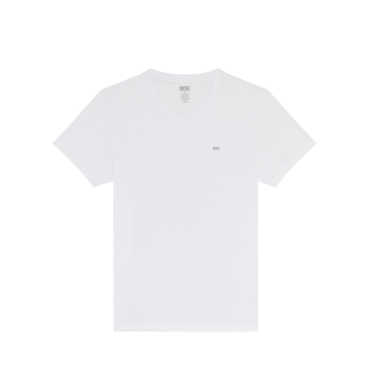Image of Pack of 3 T-Shirts in Cotton with V-Neck and Short Sleeves