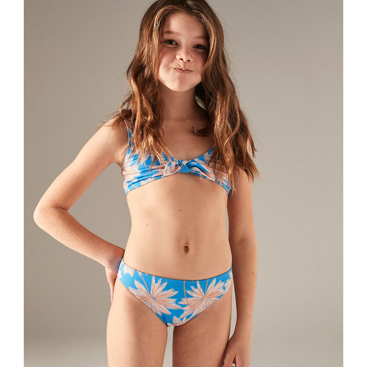 Wonen annuleren geschiedenis Bikini met bloemenprint, 2 delig bedrukt blauw Roxy | La Redoute