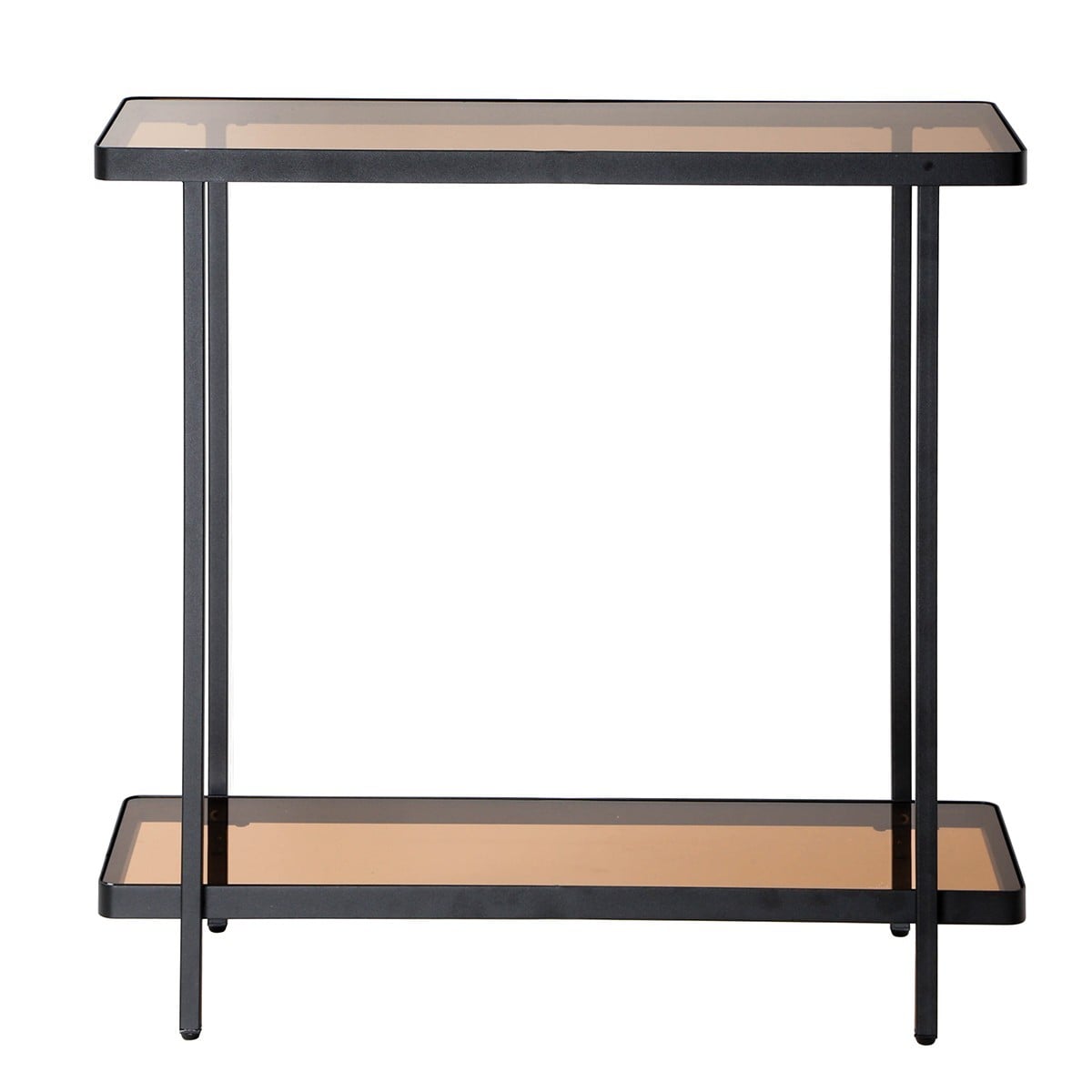 Console en verre fumé ORA, CALICOSY