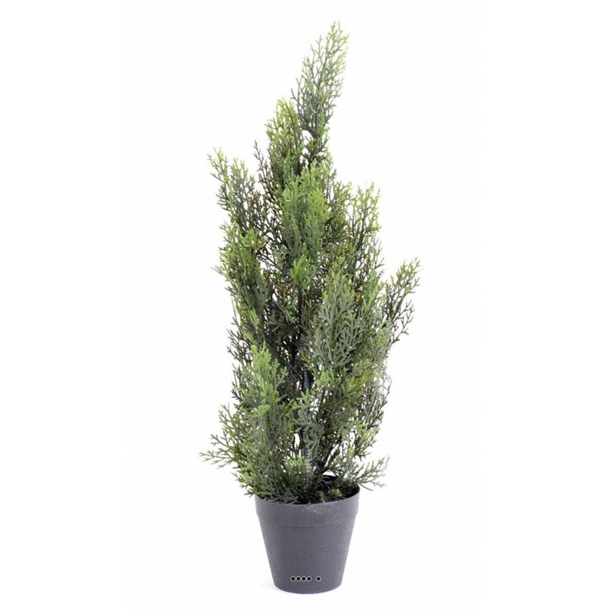 Cyprès artificiel en pot anti-UV pour ext, ARTIFICIELLES