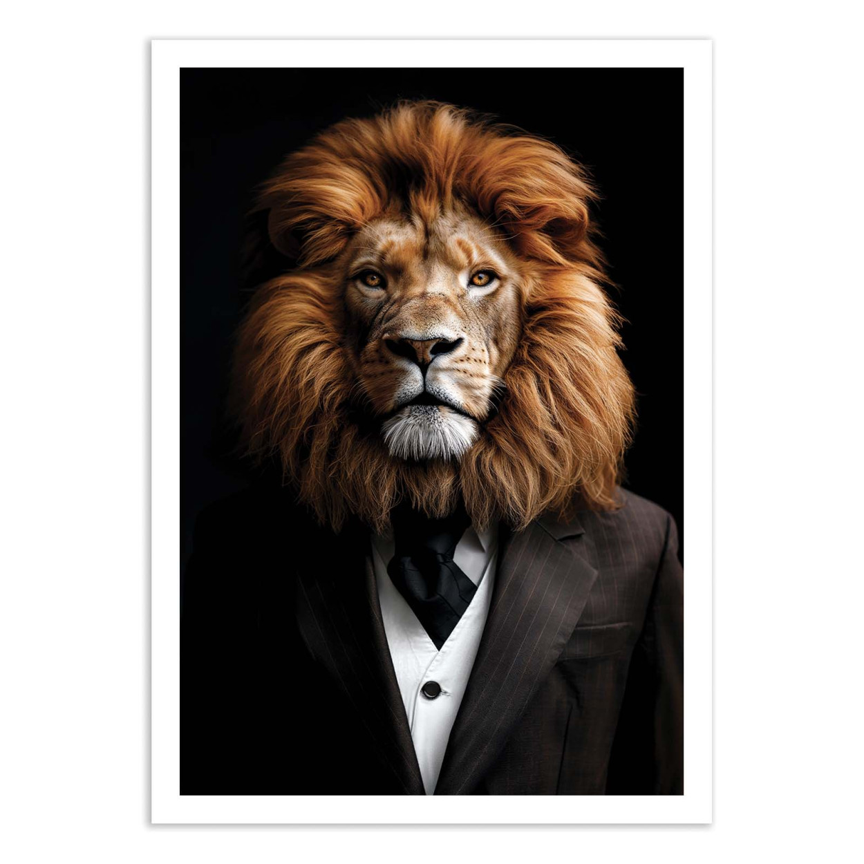 Affiche d'art - Lion Wild Suits - Philippe Hugonnard, WALL EDITIONS
