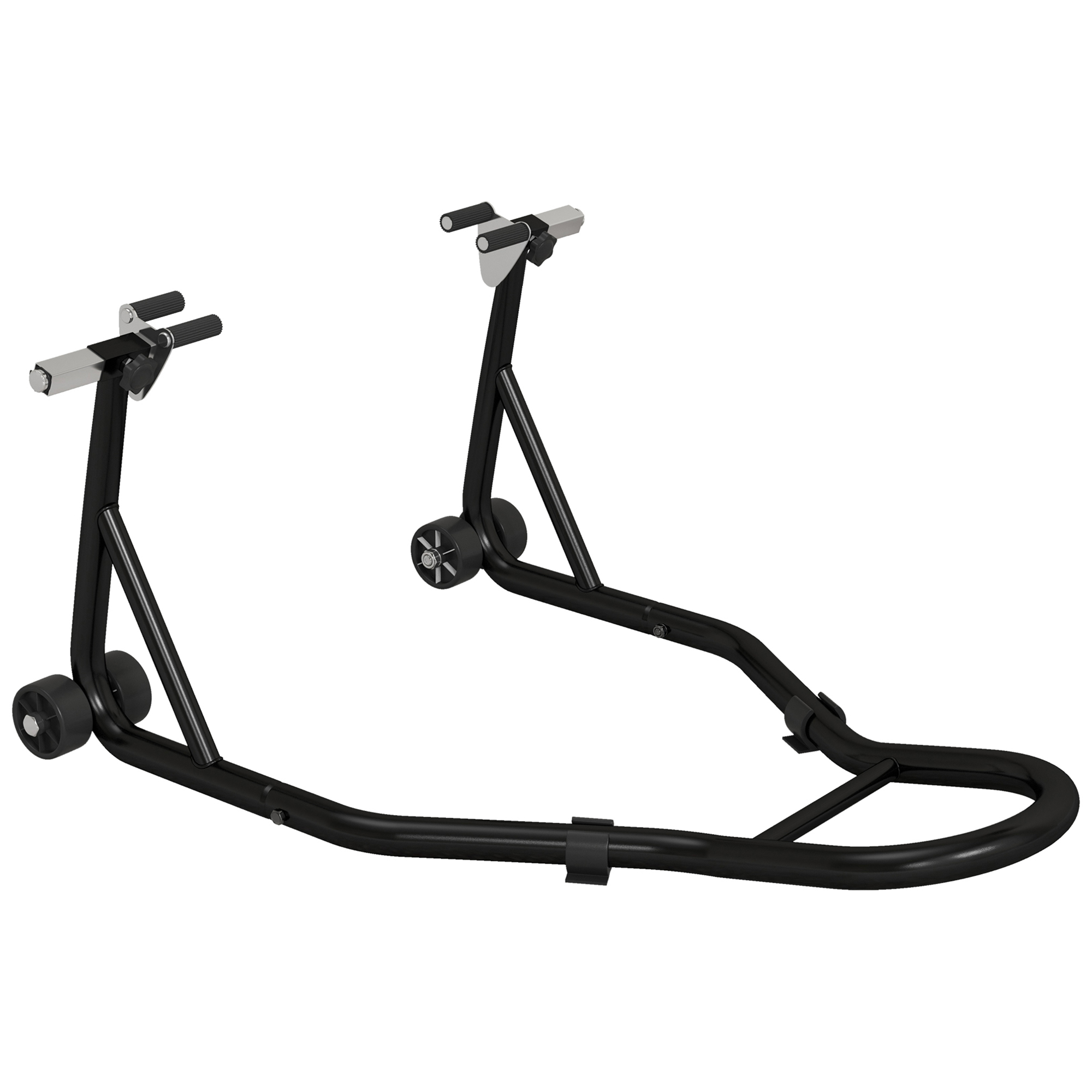 Béquille arrière de moto Acier Noir, HOMCOM