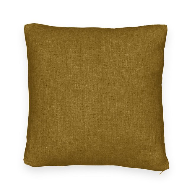Onega Washed Linen Cushion Cover - LA REDOUTE INTERIEURS