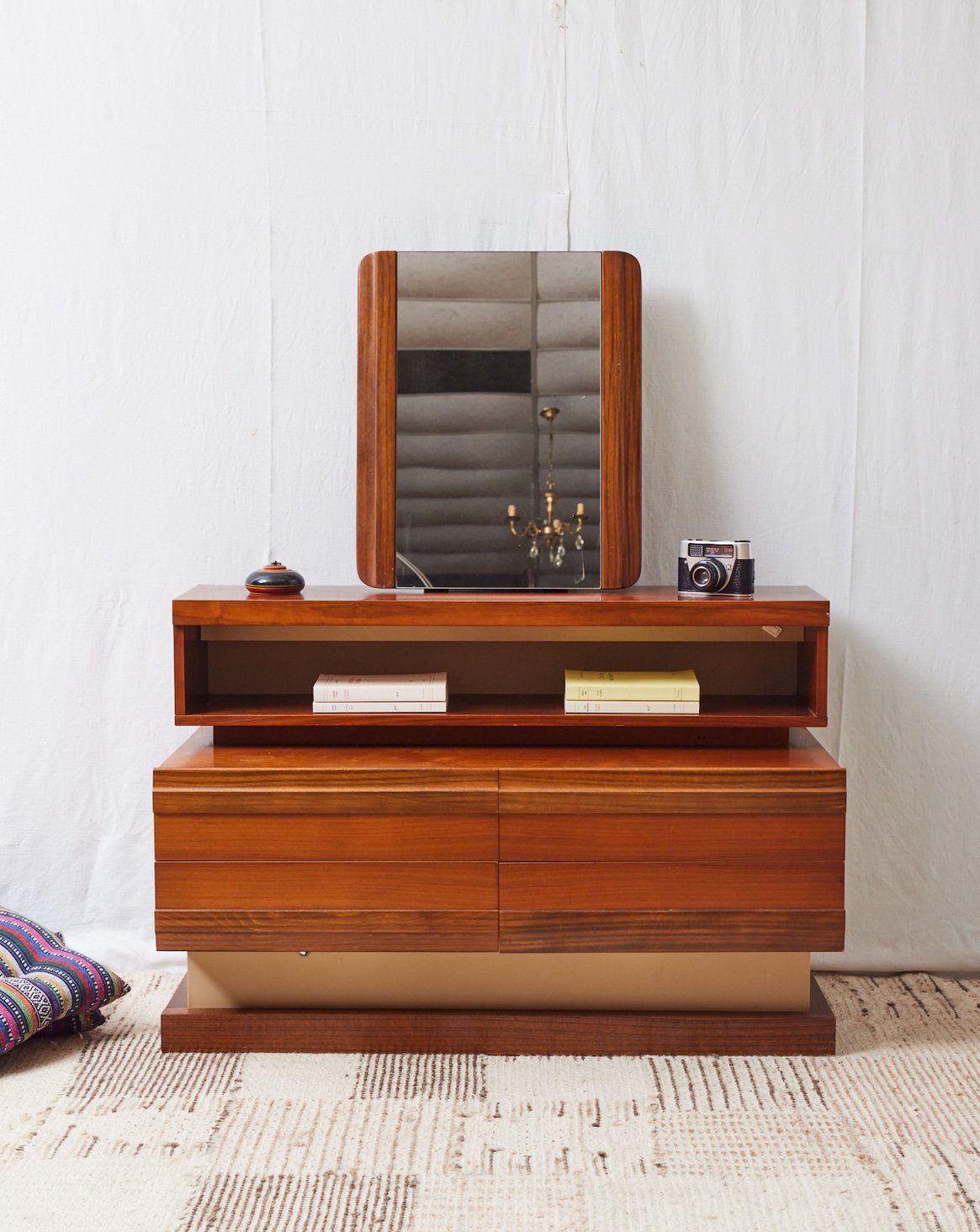 Coiffeuse Simat en bois Louise N°263 - Bon état, DEBONGOUT