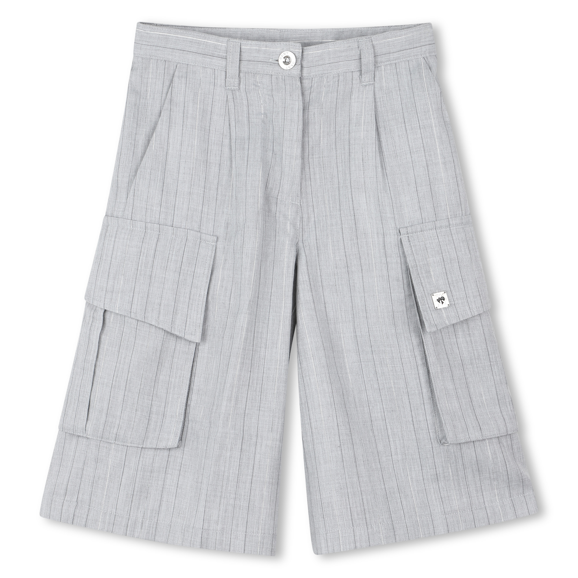 Short long à rayures tissées, DKNY