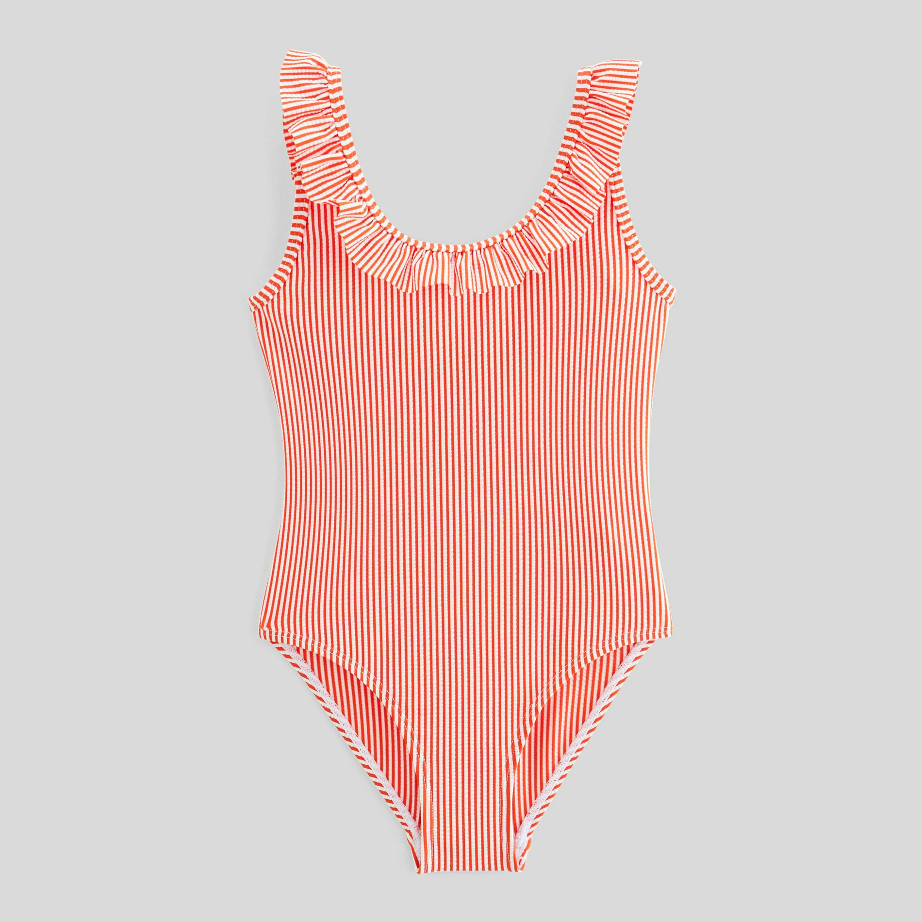 Maillot de bain 1 pièce rayé, MONOPRIX
