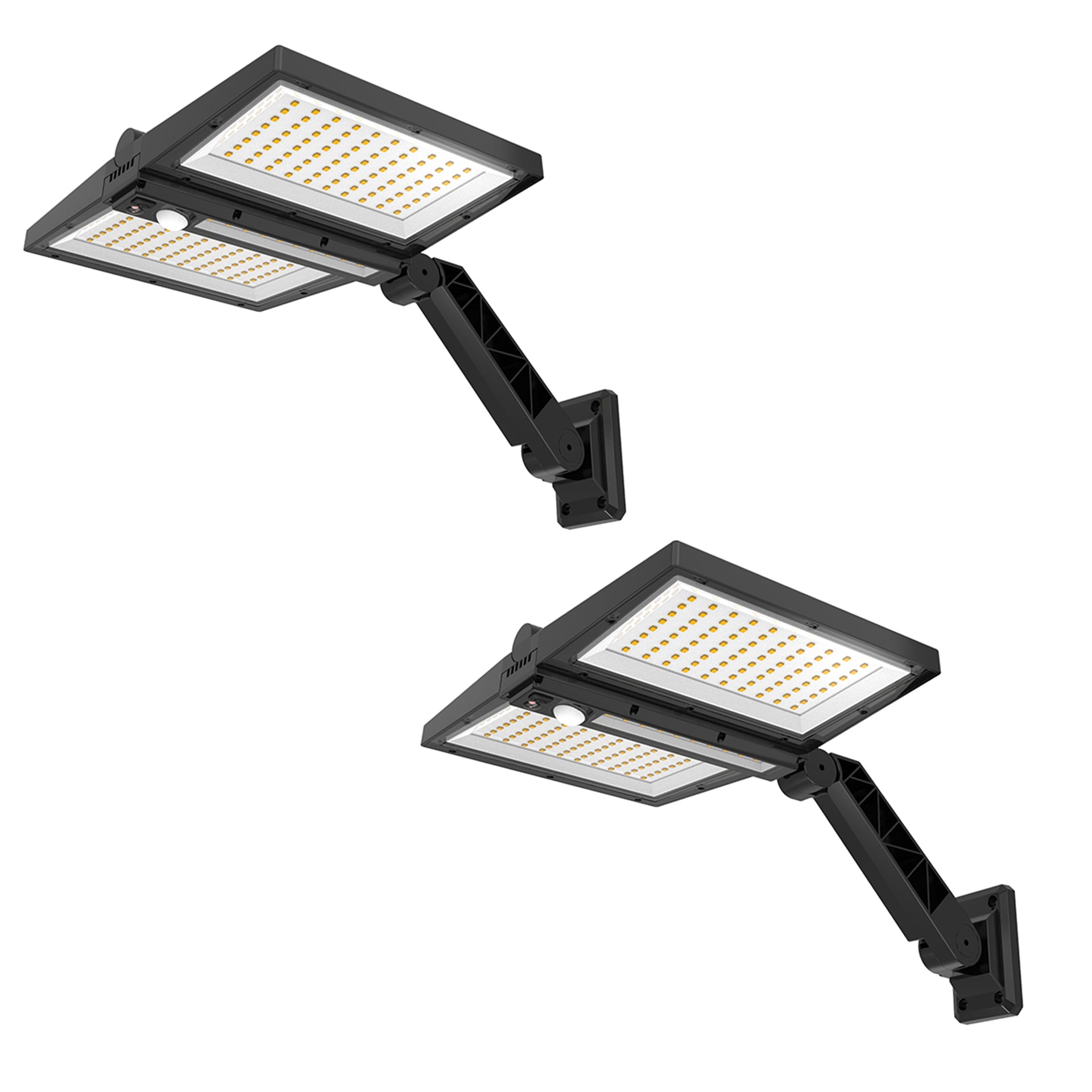 Projecteur solaire sensor 2x CLIPPER BLACK, LUMISKY