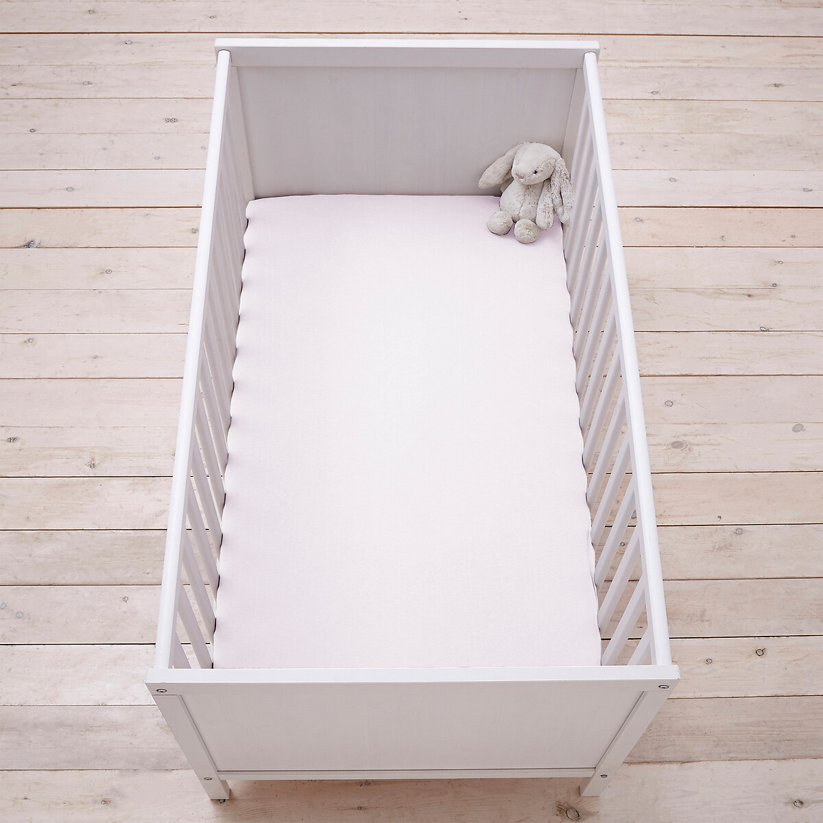 Pack of 2 Safe Nights Cotbed Fitted Sheets, SILENTNIGHT