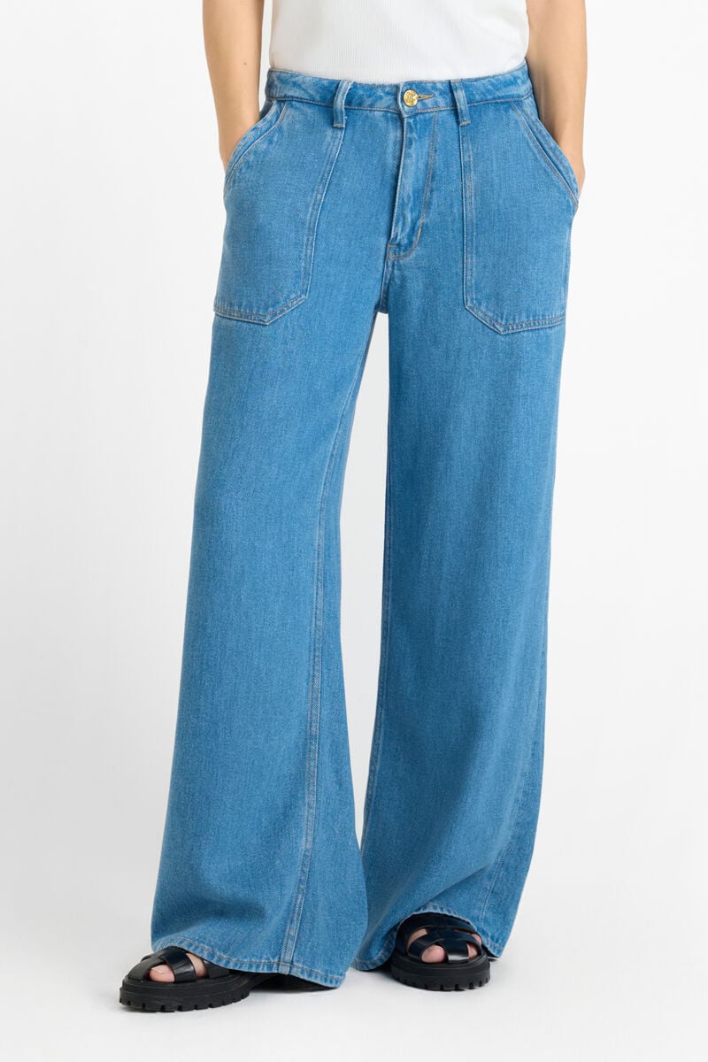 Jeans loose, large VICTORIA, longueur 34, LE TEMPS DES CERISES